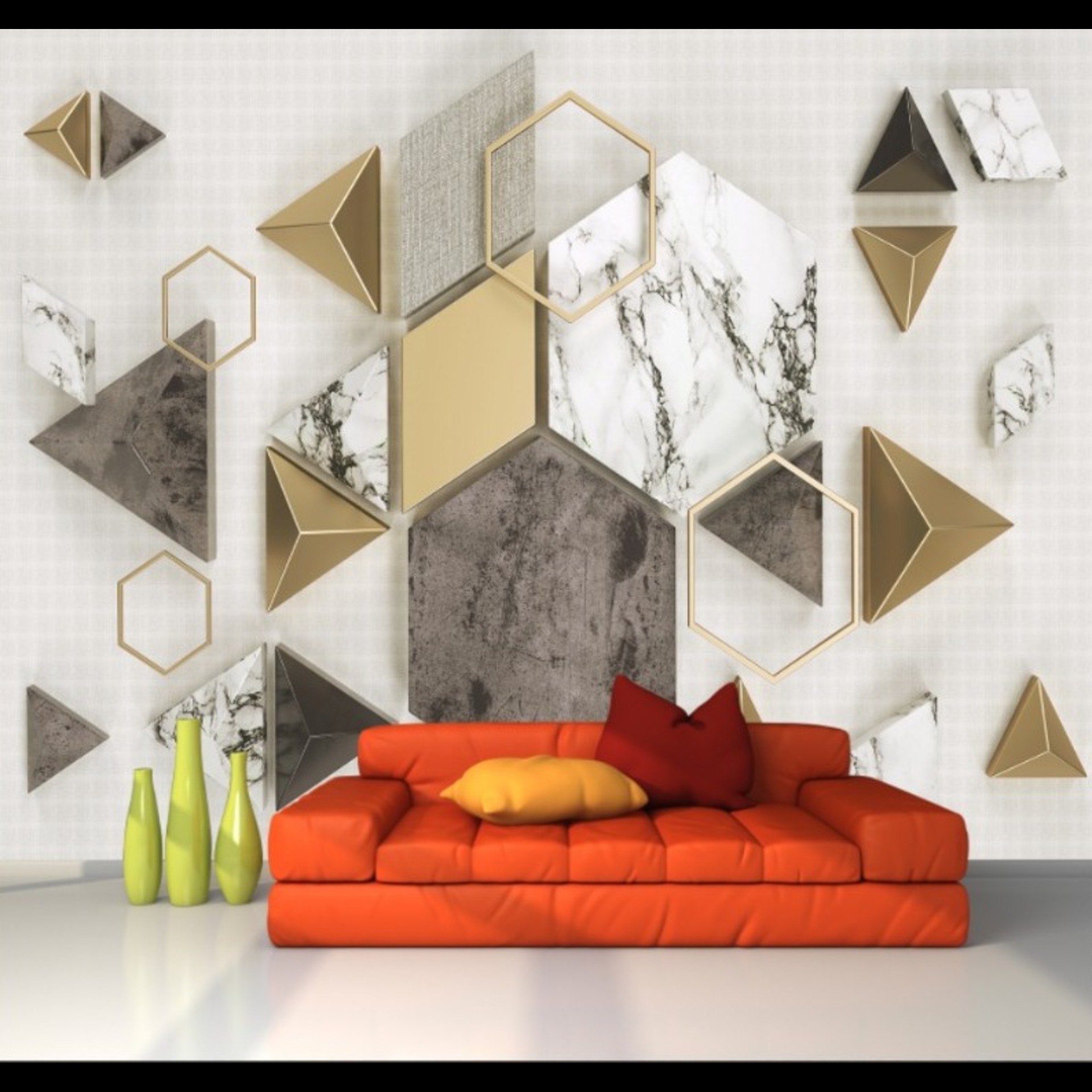 origami polygon abstract wallpaper design